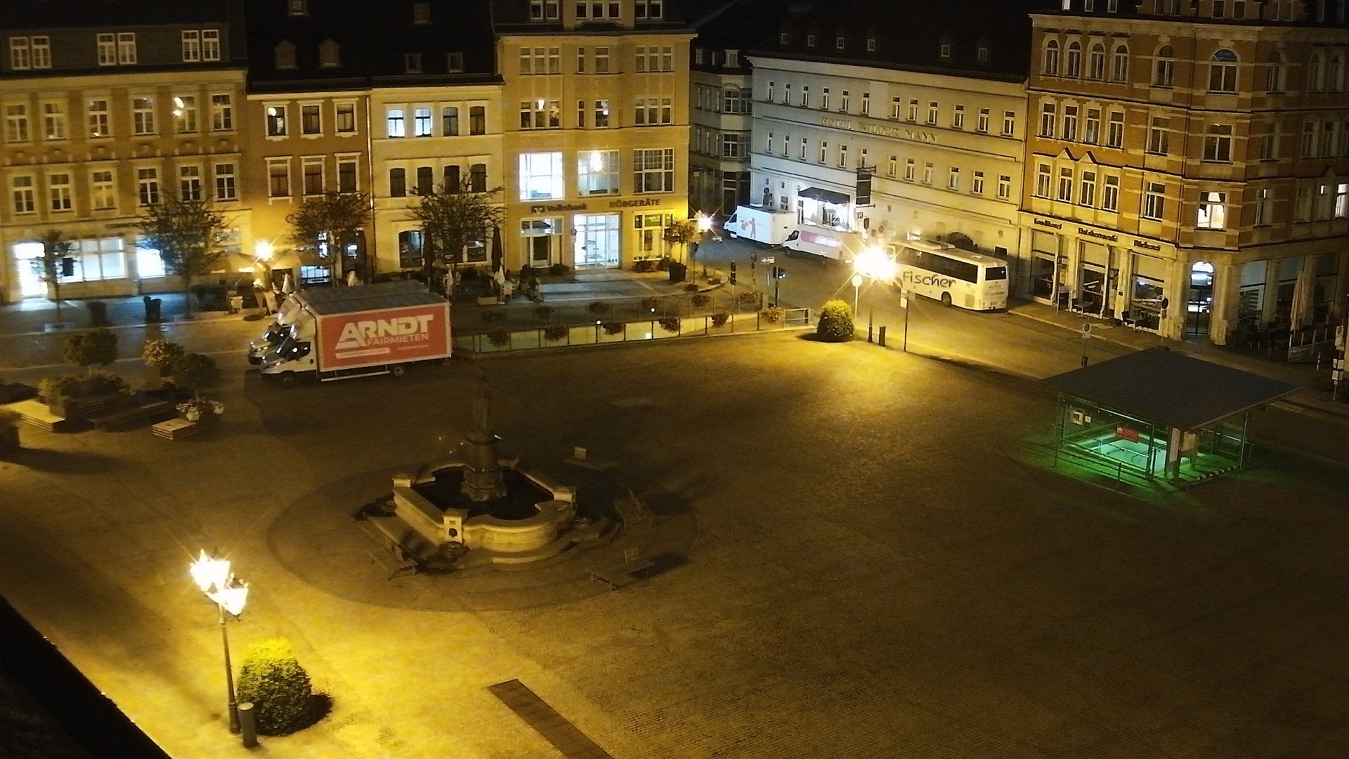 Archiv Foto Webcam Blick auf den Marktplatz Annaberg-Buchholz im Erzgebirge