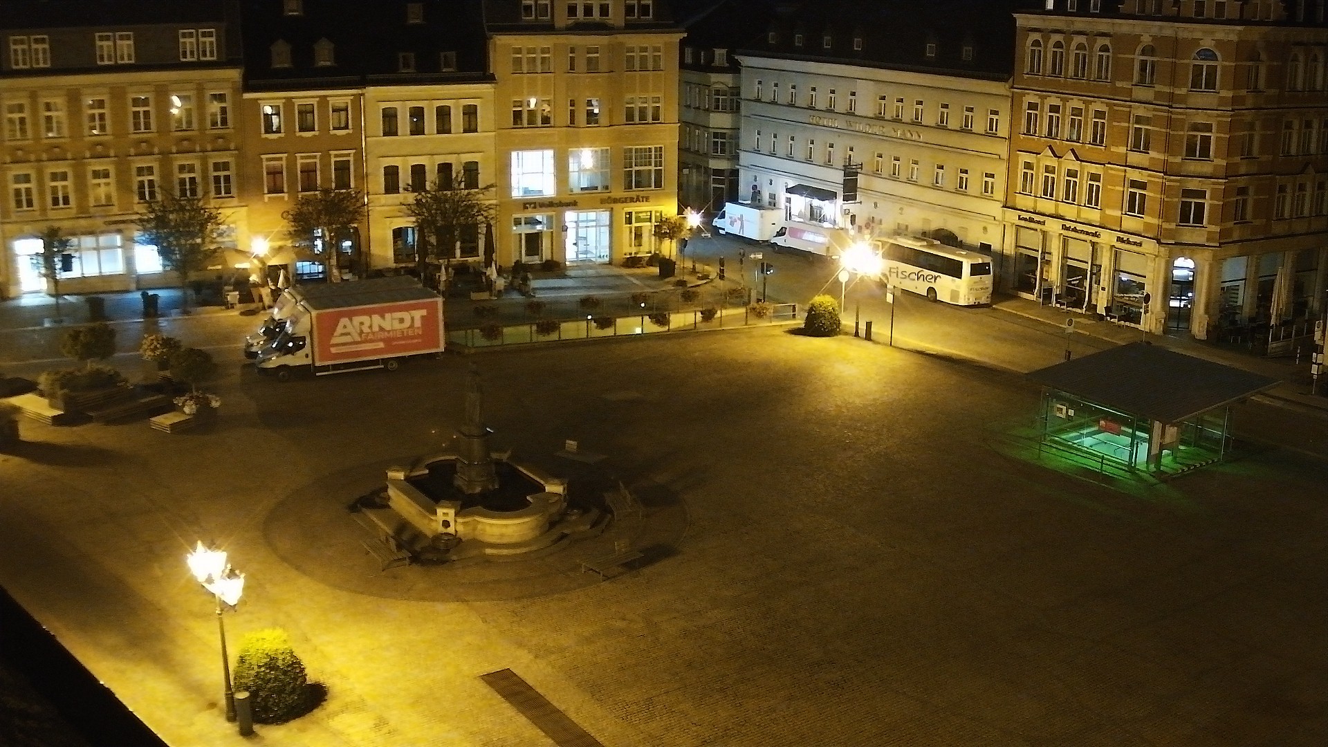 Archiv Foto Webcam Blick auf den Marktplatz Annaberg-Buchholz im Erzgebirge