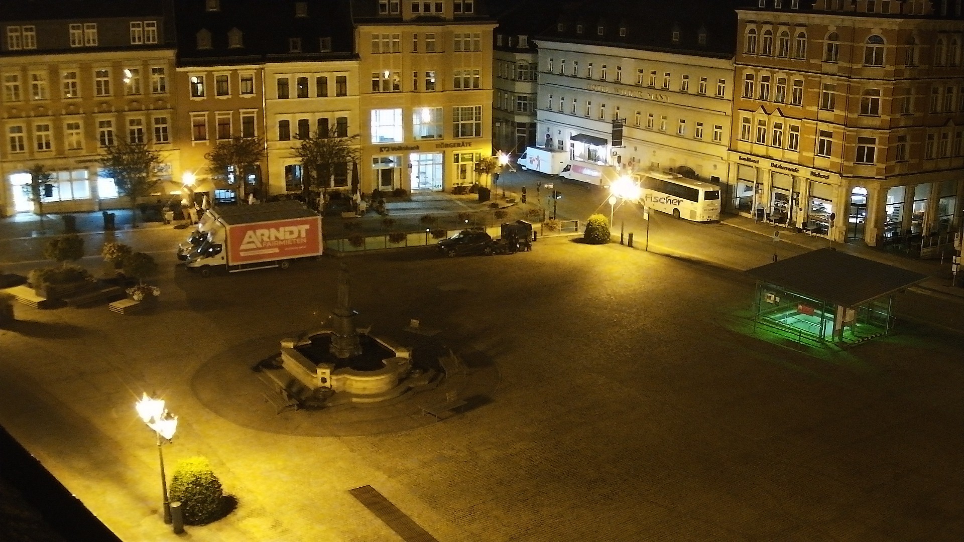 Archiv Foto Webcam Blick auf den Marktplatz Annaberg-Buchholz im Erzgebirge