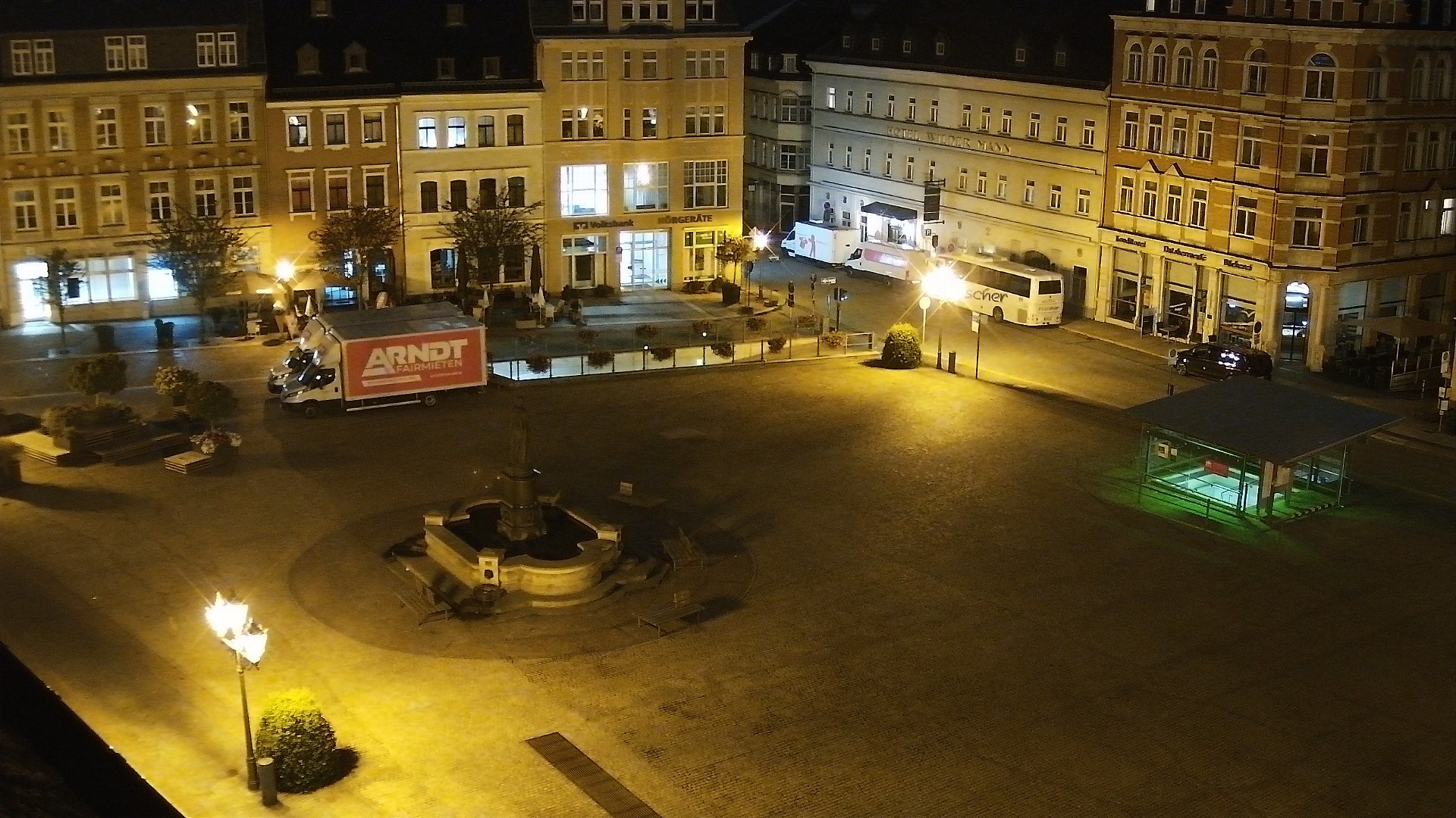 Archiv Foto Webcam Blick auf den Marktplatz Annaberg-Buchholz im Erzgebirge