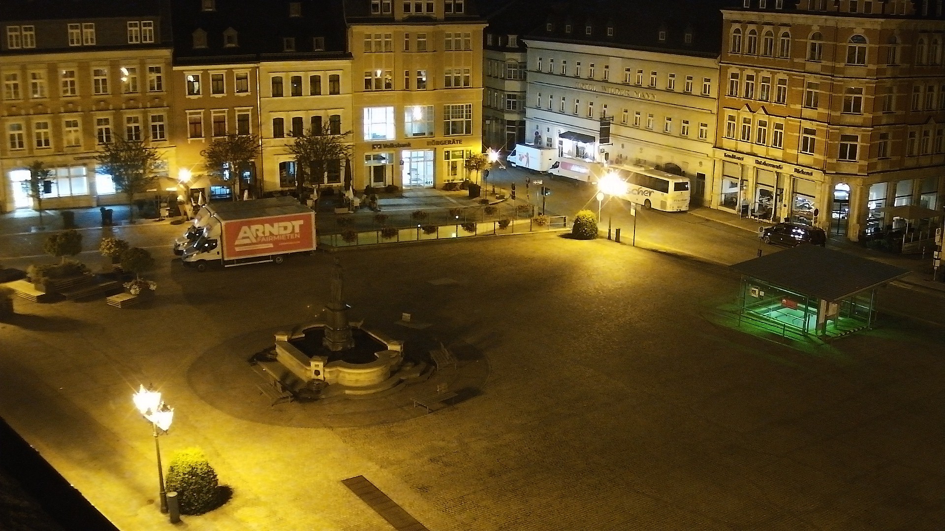 Archiv Foto Webcam Blick auf den Marktplatz Annaberg-Buchholz im Erzgebirge