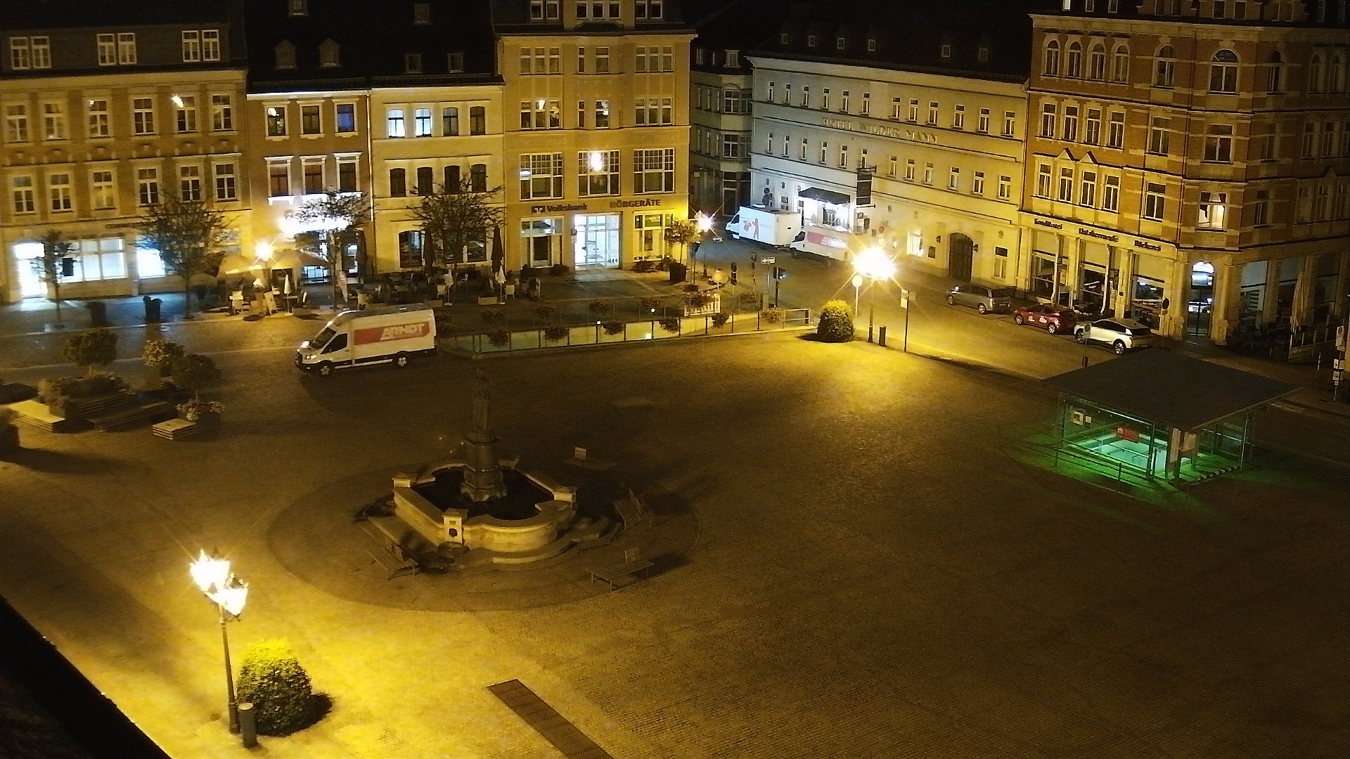 Archiv Foto Webcam Blick auf den Marktplatz Annaberg-Buchholz im Erzgebirge