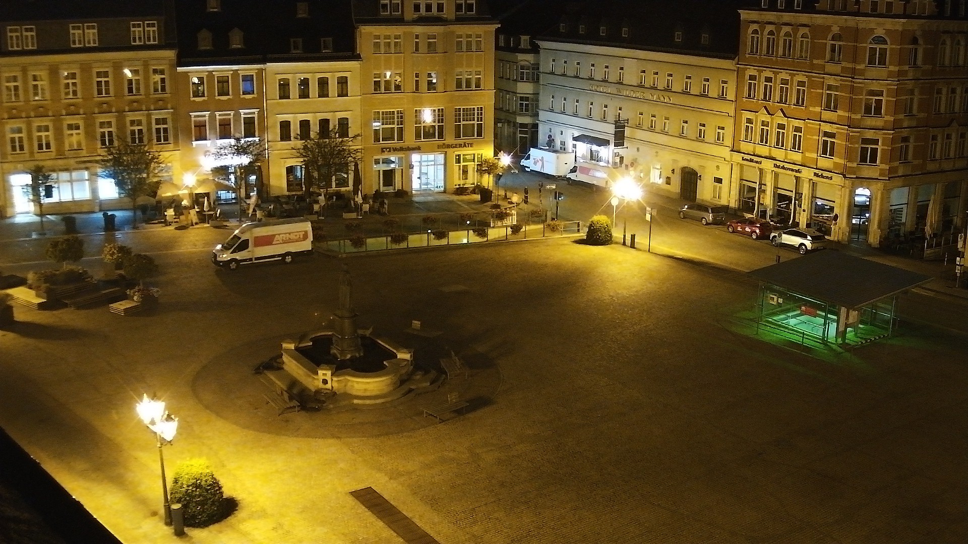 Archiv Foto Webcam Blick auf den Marktplatz Annaberg-Buchholz im Erzgebirge