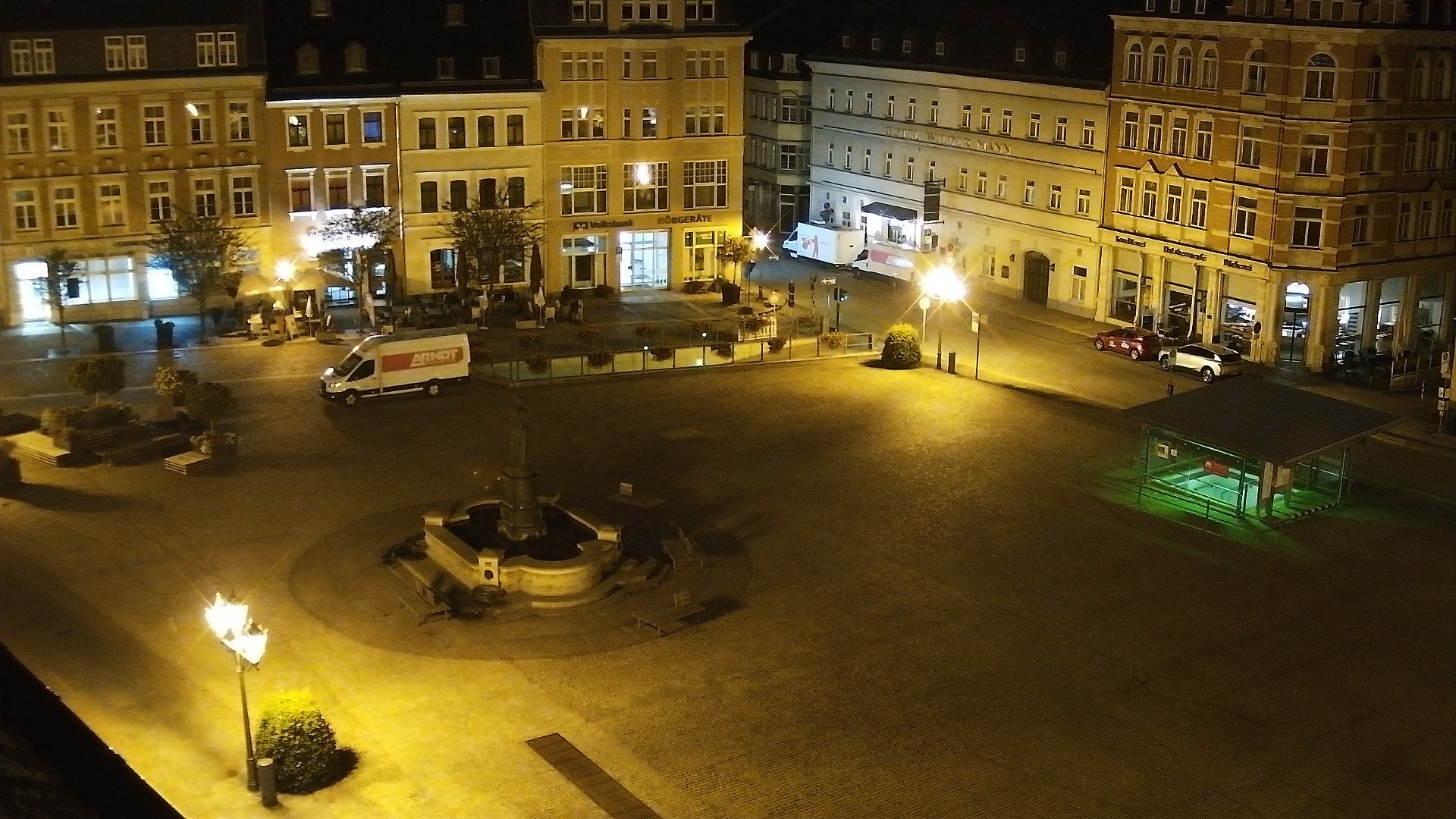 Archiv Foto Webcam Blick auf den Marktplatz Annaberg-Buchholz im Erzgebirge