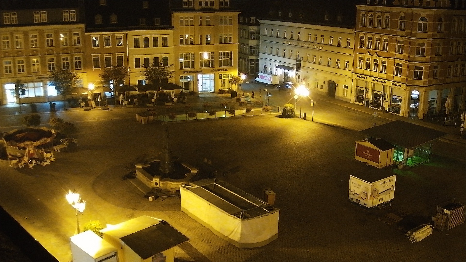 Archiv Foto Webcam Blick auf den Marktplatz Annaberg-Buchholz im Erzgebirge