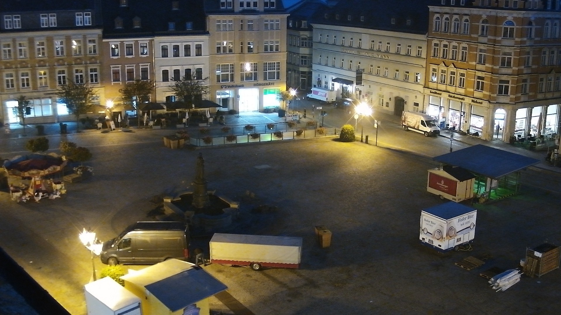 Archiv Foto Webcam Blick auf den Marktplatz Annaberg-Buchholz im Erzgebirge
