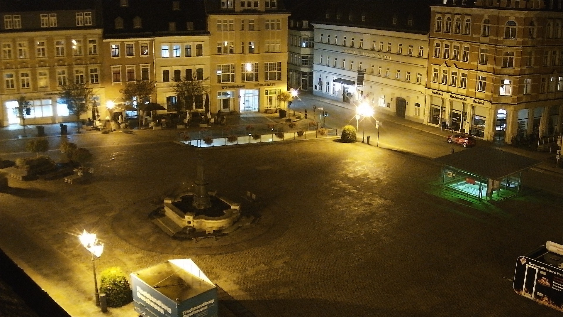 Archiv Foto Webcam Blick auf den Marktplatz Annaberg-Buchholz im Erzgebirge