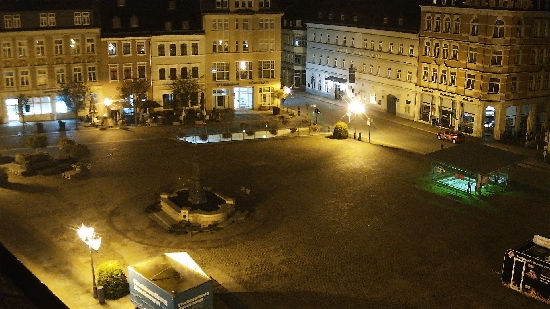 Archiv Foto Webcam Blick auf den Marktplatz Annaberg-Buchholz im Erzgebirge