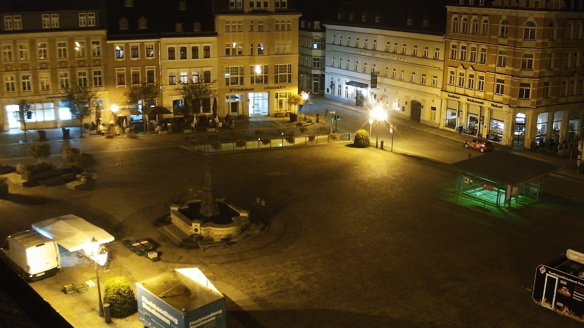 Archiv Foto Webcam Blick auf den Marktplatz Annaberg-Buchholz im Erzgebirge