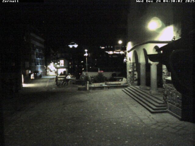 Archiv Foto Webcam Gemeindehaus Zermatt
