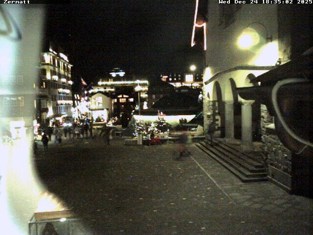 Archiv Foto Webcam Gemeindehaus Zermatt