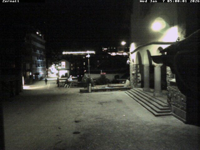 Archived image Webcam Zermatt Village