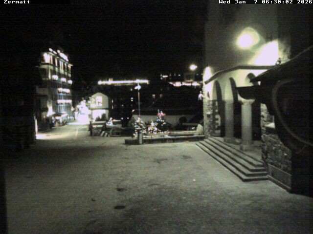 Archived image Webcam Zermatt Village