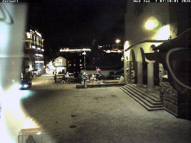 Archived image Webcam Zermatt Village