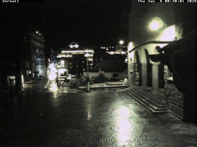 Archived image Webcam Zermatt Village