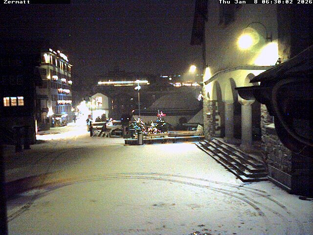 Archiv Foto Webcam Gemeindehaus Zermatt