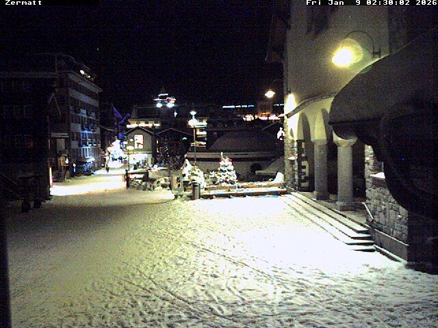 Archiv Foto Webcam Gemeindehaus Zermatt