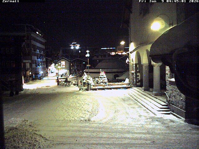 Archived image Webcam Zermatt Village