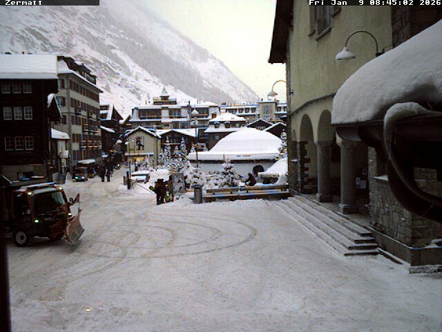 Archived image Webcam Zermatt Village