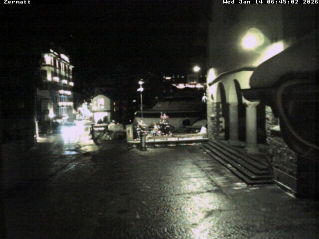Archiv Foto Webcam Gemeindehaus Zermatt