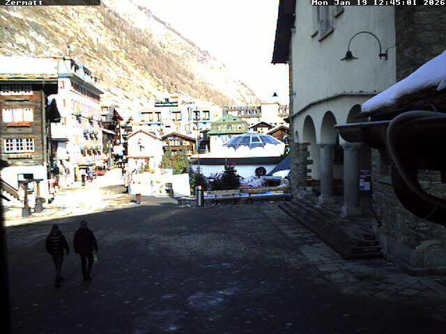 Archived image Webcam Zermatt Village