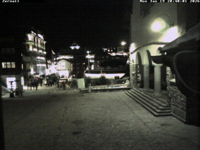 Archived image Webcam Zermatt Village