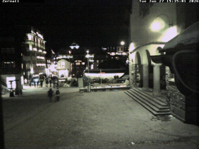 Archiv Foto Webcam Gemeindehaus Zermatt