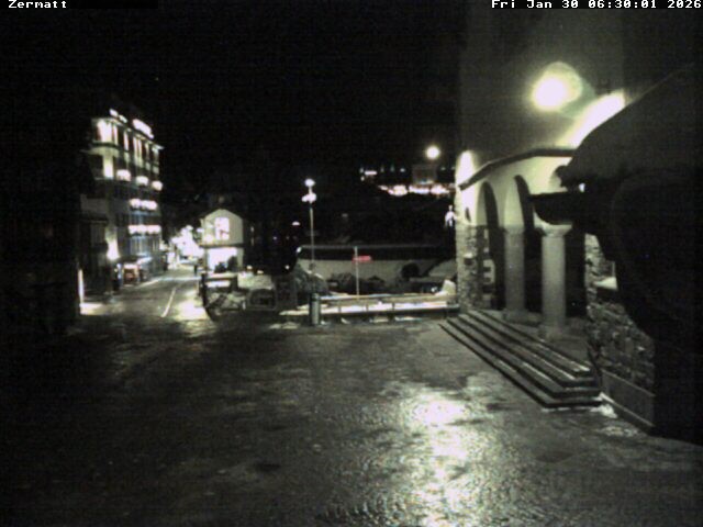 Archiv Foto Webcam Gemeindehaus Zermatt
