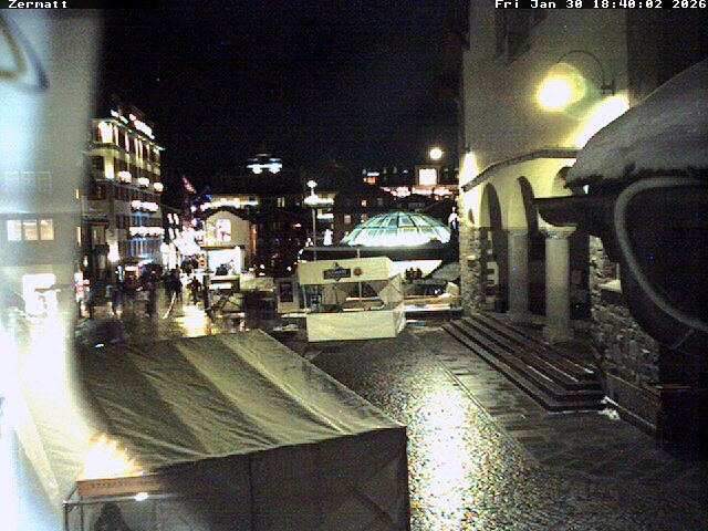 Archiv Foto Webcam Gemeindehaus Zermatt