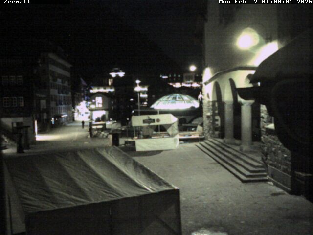 Archiv Foto Webcam Gemeindehaus Zermatt