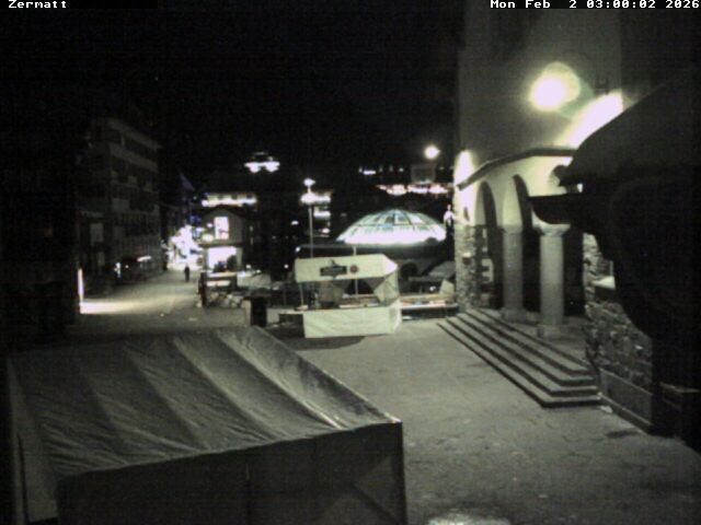 Archiv Foto Webcam Gemeindehaus Zermatt