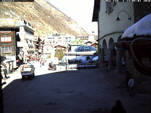 Archiv Foto Webcam Gemeindehaus Zermatt