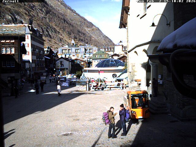 Archiv Foto Webcam Gemeindehaus Zermatt