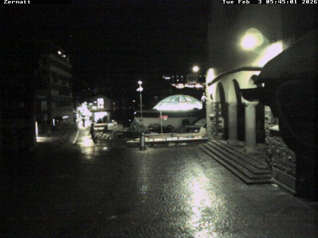 Archived image Webcam Zermatt Village