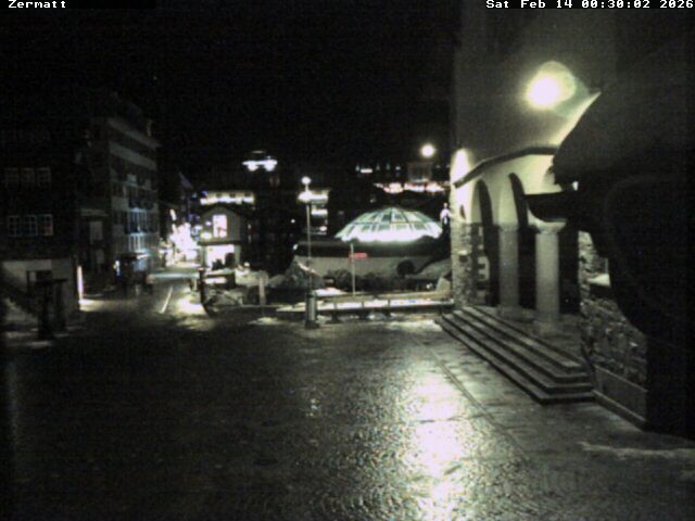 Archived image Webcam Zermatt Village