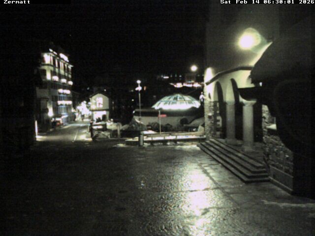 Archived image Webcam Zermatt Village