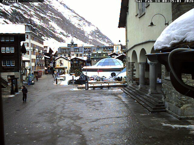 Archived image Webcam Zermatt Village