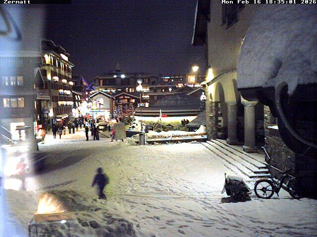 Archiv Foto Webcam Gemeindehaus Zermatt