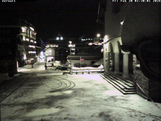 Archiv Foto Webcam Gemeindehaus Zermatt