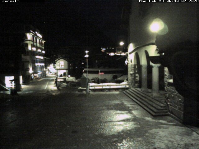 Archiv Foto Webcam Gemeindehaus Zermatt