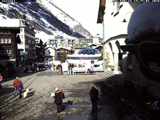 Archiv Foto Webcam Gemeindehaus Zermatt