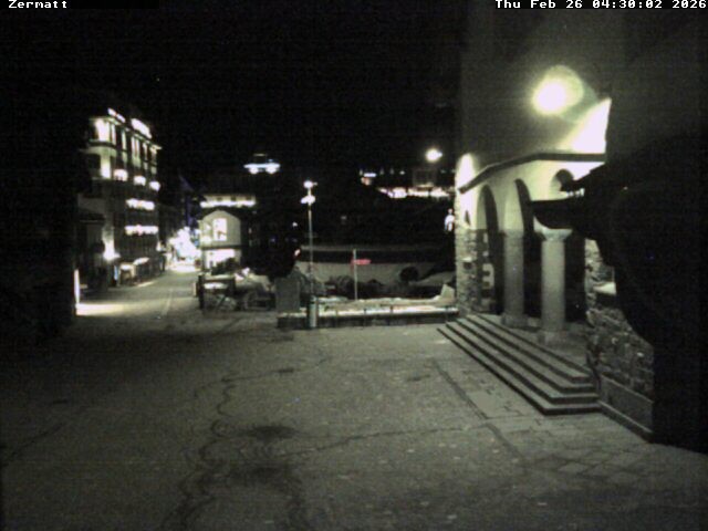 Archived image Webcam Zermatt Village