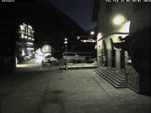 Archived image Webcam Zermatt Village