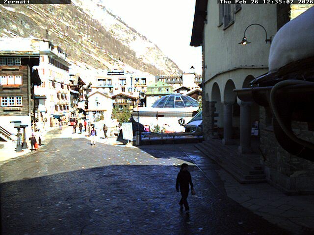 Archived image Webcam Zermatt Village