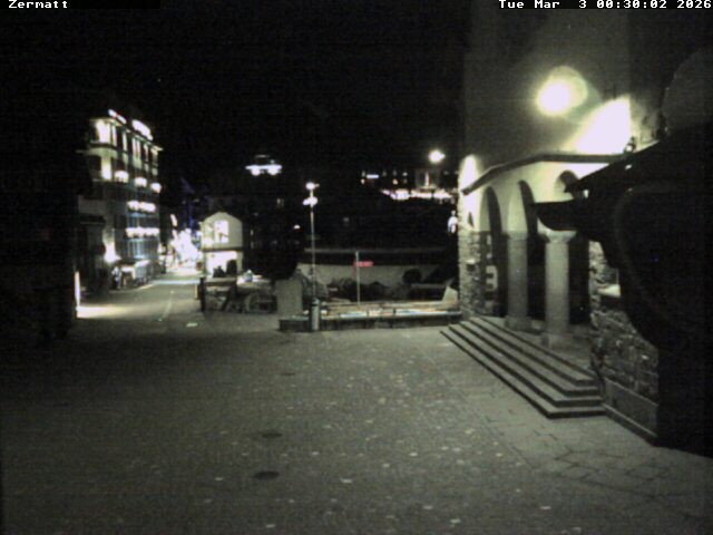 Archiv Foto Webcam Gemeindehaus Zermatt