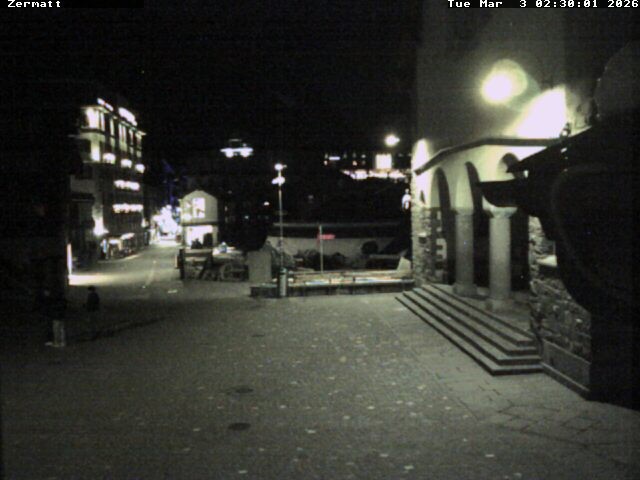 Archiv Foto Webcam Gemeindehaus Zermatt