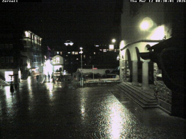 Archiv Foto Webcam Gemeindehaus Zermatt