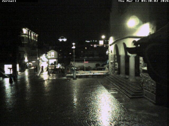 Archiv Foto Webcam Gemeindehaus Zermatt
