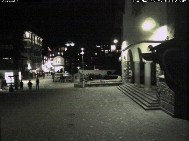 Archiv Foto Webcam Gemeindehaus Zermatt