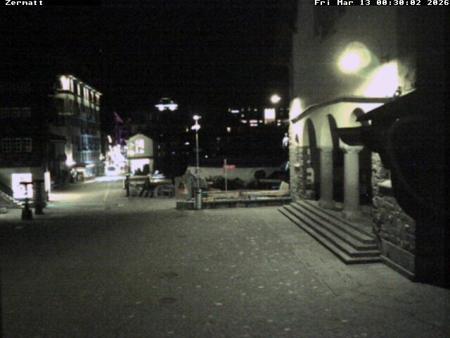 Archiv Foto Webcam Gemeindehaus Zermatt